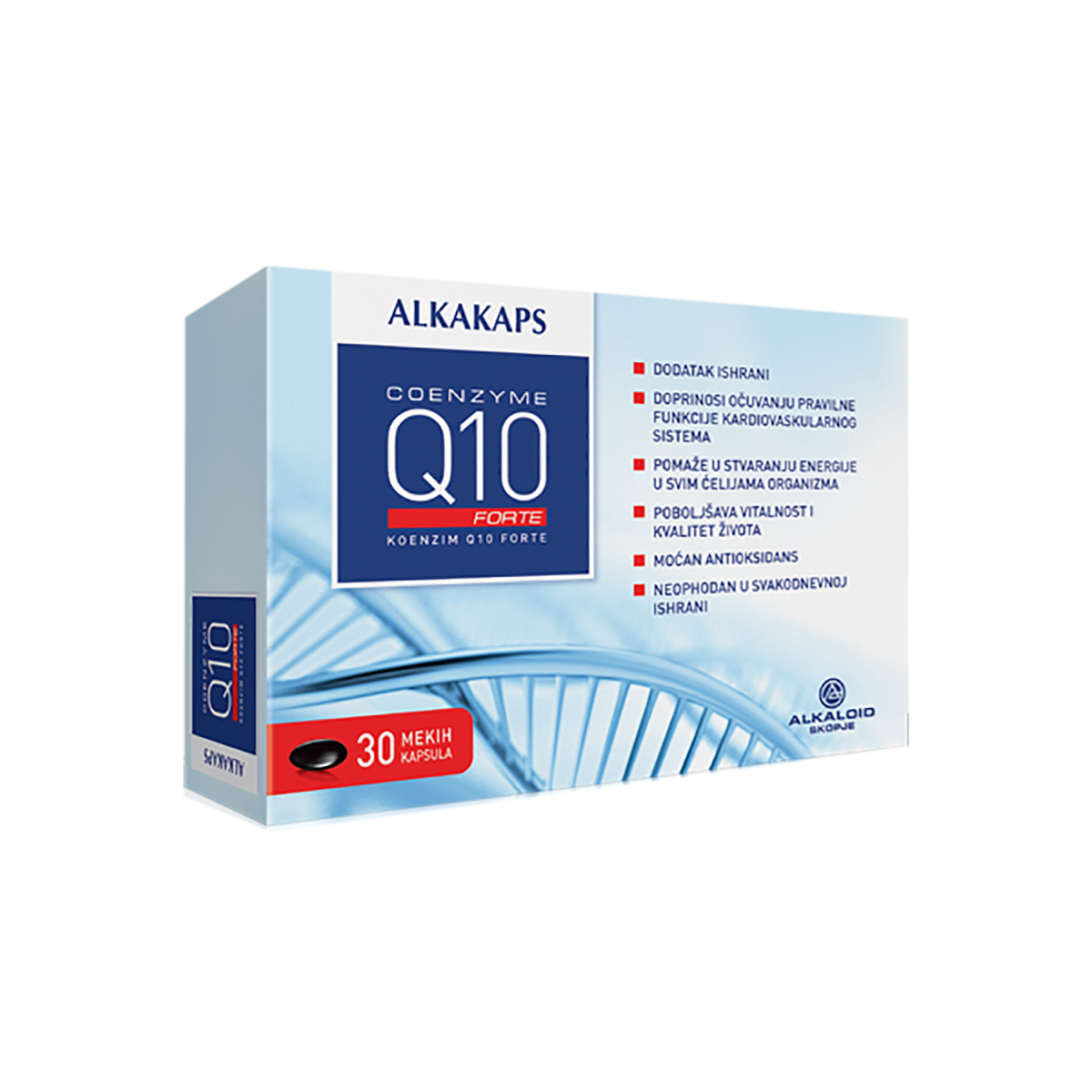 ALKAKAPS COENZYME Q10 FORTE 30mg 30 mekih kapsula 