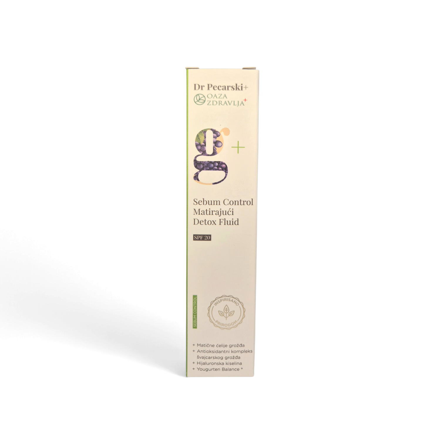 DR PECARSKI+ OAZA ZDRAVLJA SEBUM CONTROL MATIRAJUĆI DETOX FLUID 50ml 