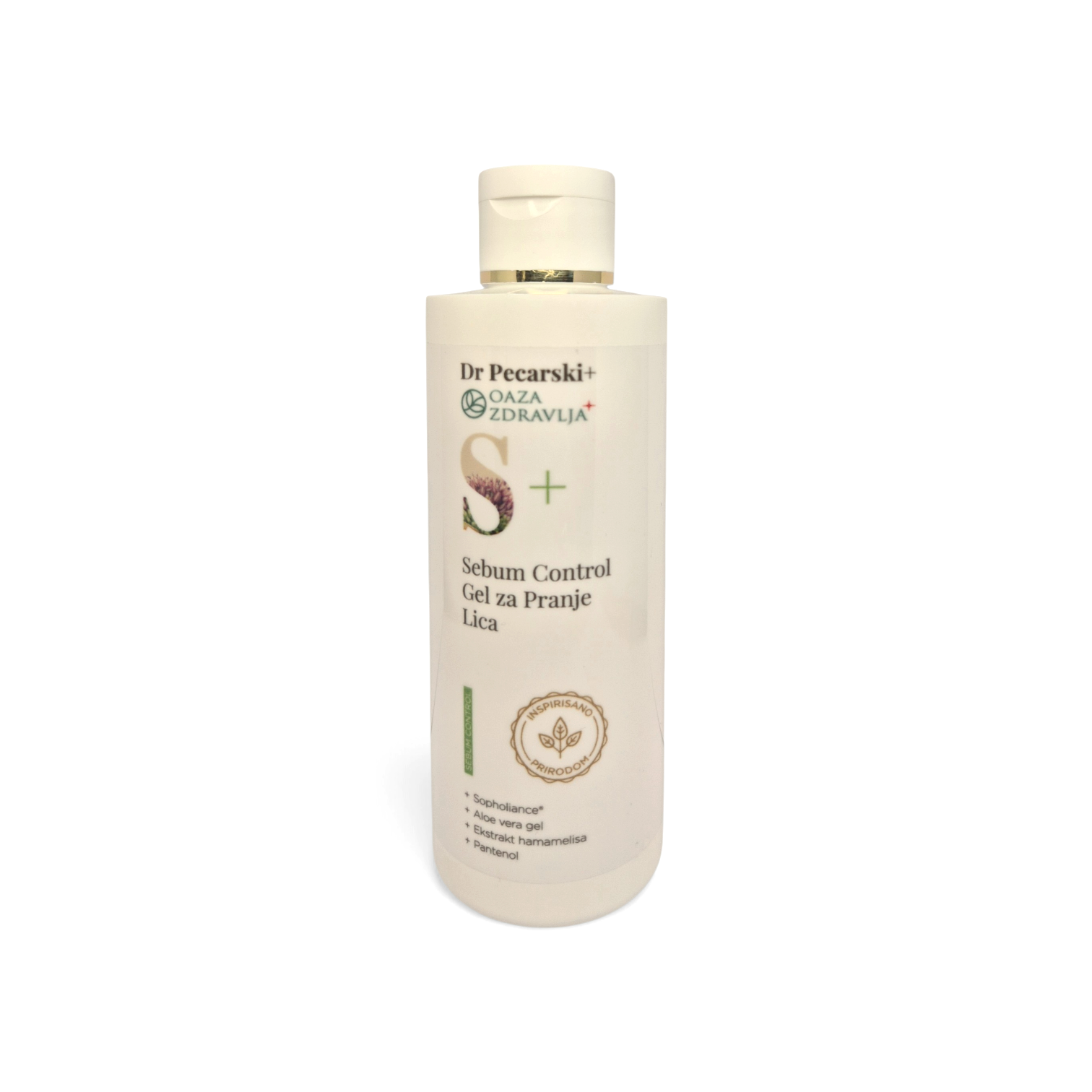DR PECARSKI+ OAZA ZDRAVLJA SEBUM CONTROL GEL ZA PRANJE LICA 200ml 