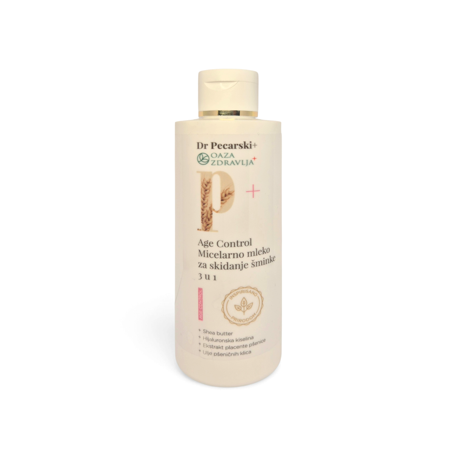 DR PECARSKI+ OAZA ZDRAVLJA AGE CONTROL MICELARNO MLEKO ZA SKIDANJE ŠMINKE 3u1 200ml 