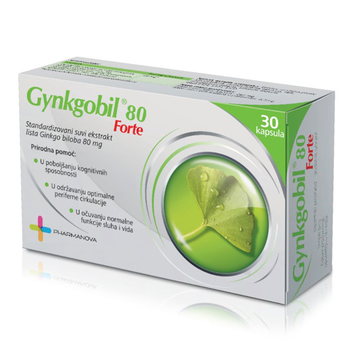 GYNKGOBIL FORTE CPS 30X80MG 