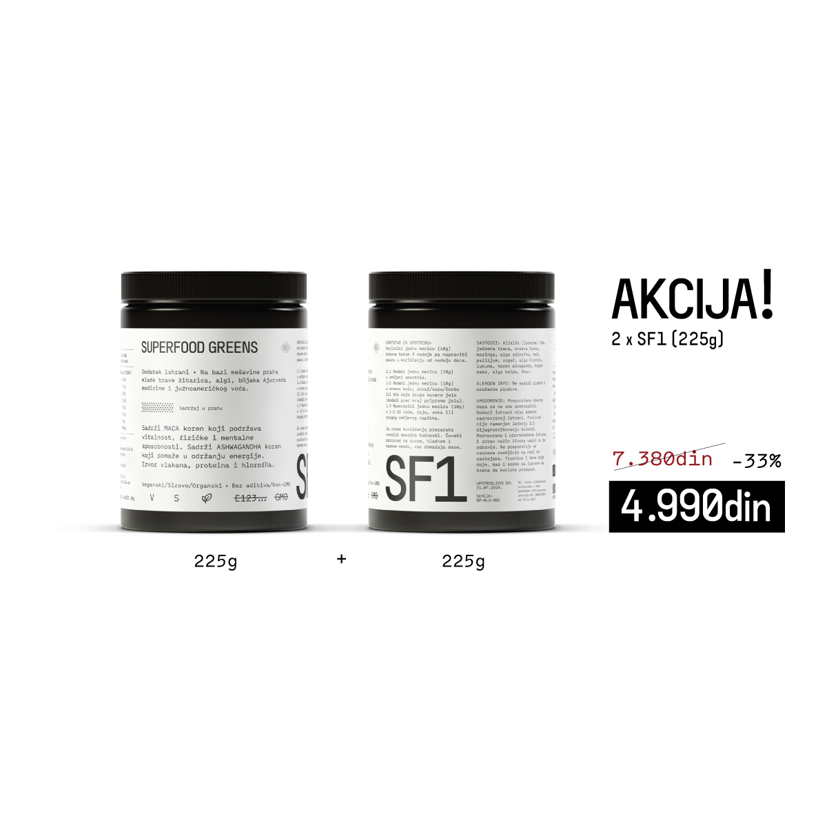 SF1 SUPERFOOD SUPER AKCIJA 2XSF1 225G