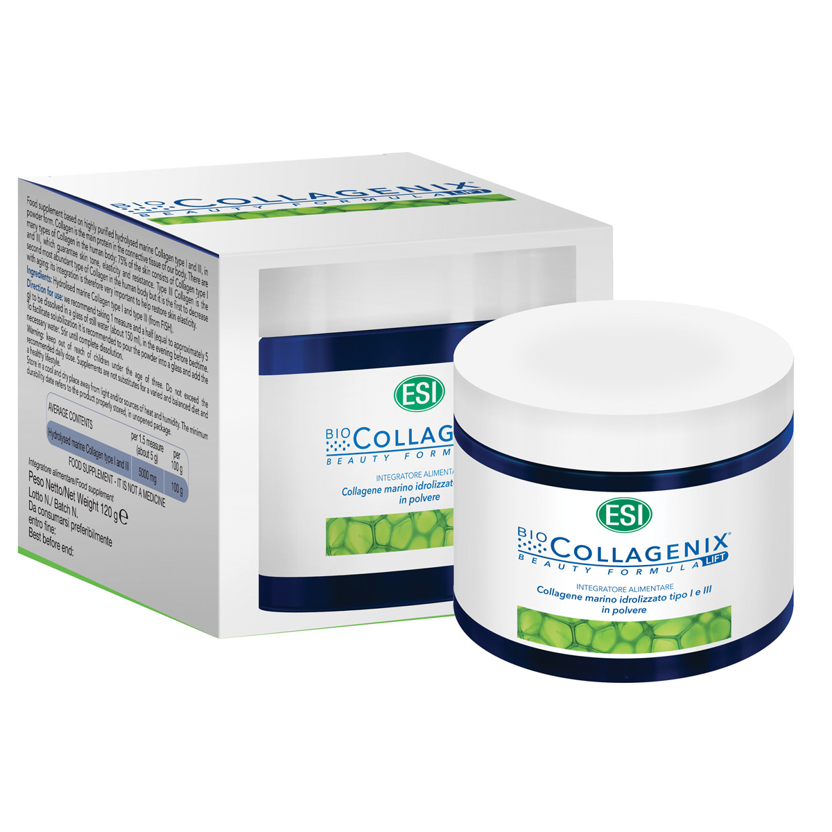 ESI BIOCOLLAGENIX PRAŠAK 120G 