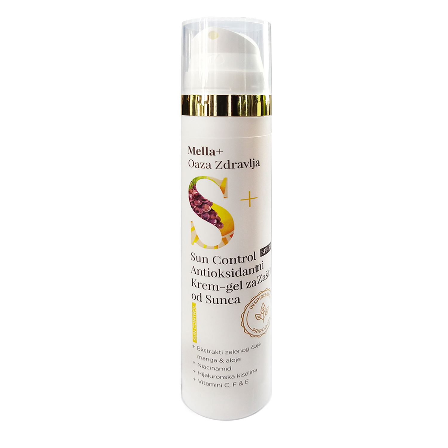 MELLA+ SUN CONTROL ANTOKSIDANTNI KREM-GEL SPF30 50ML 