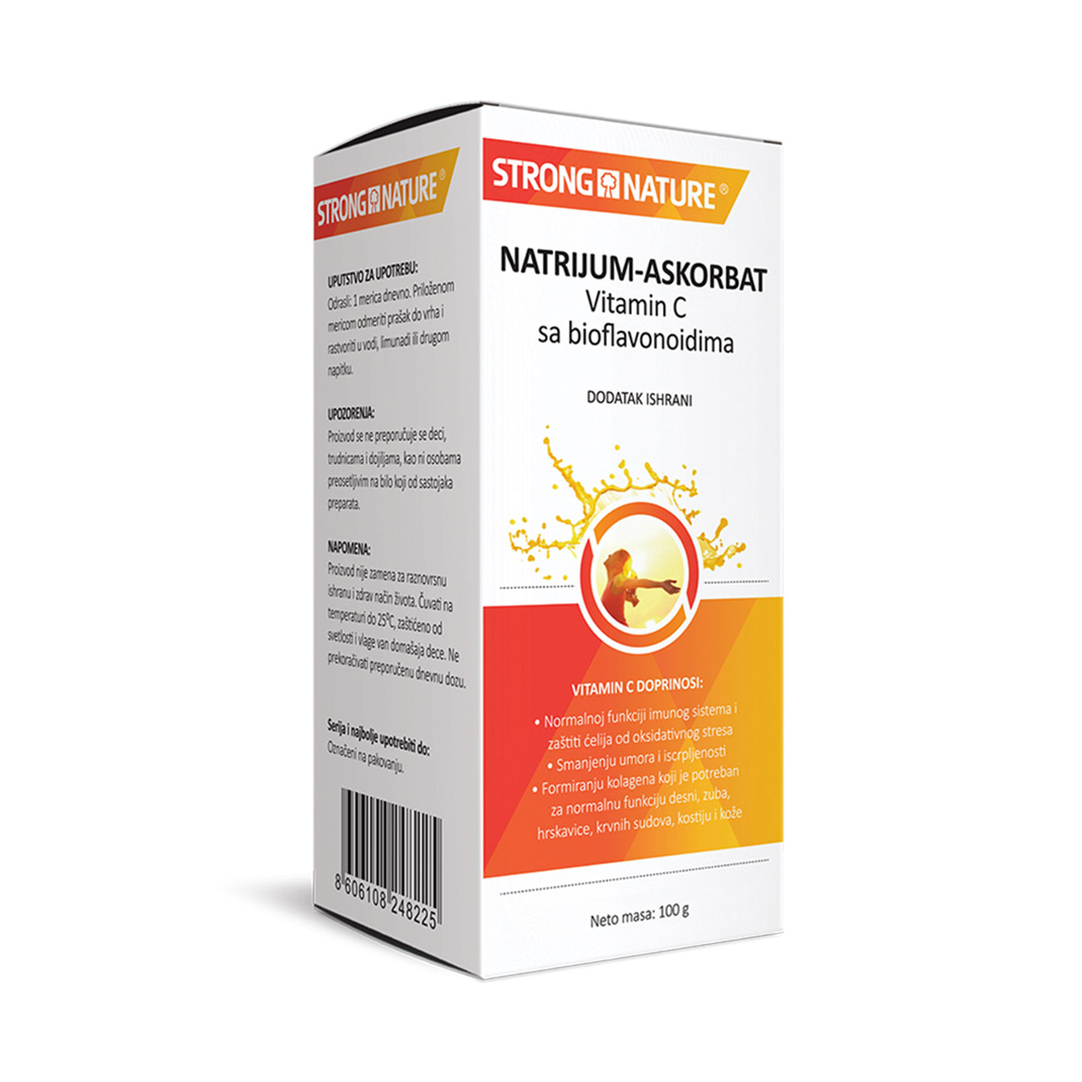 STRONG NATURE NATRIJUM ASKORBAT PULV.100G 