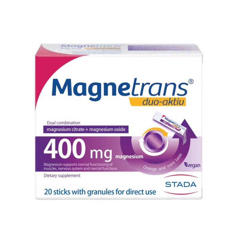 MAGNETRANS DUO-AKTIV DIREKT GRANULE 400mg 20 kesica 