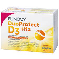 EUNOVA DUO D3 2000IU + K2 30 kapsula