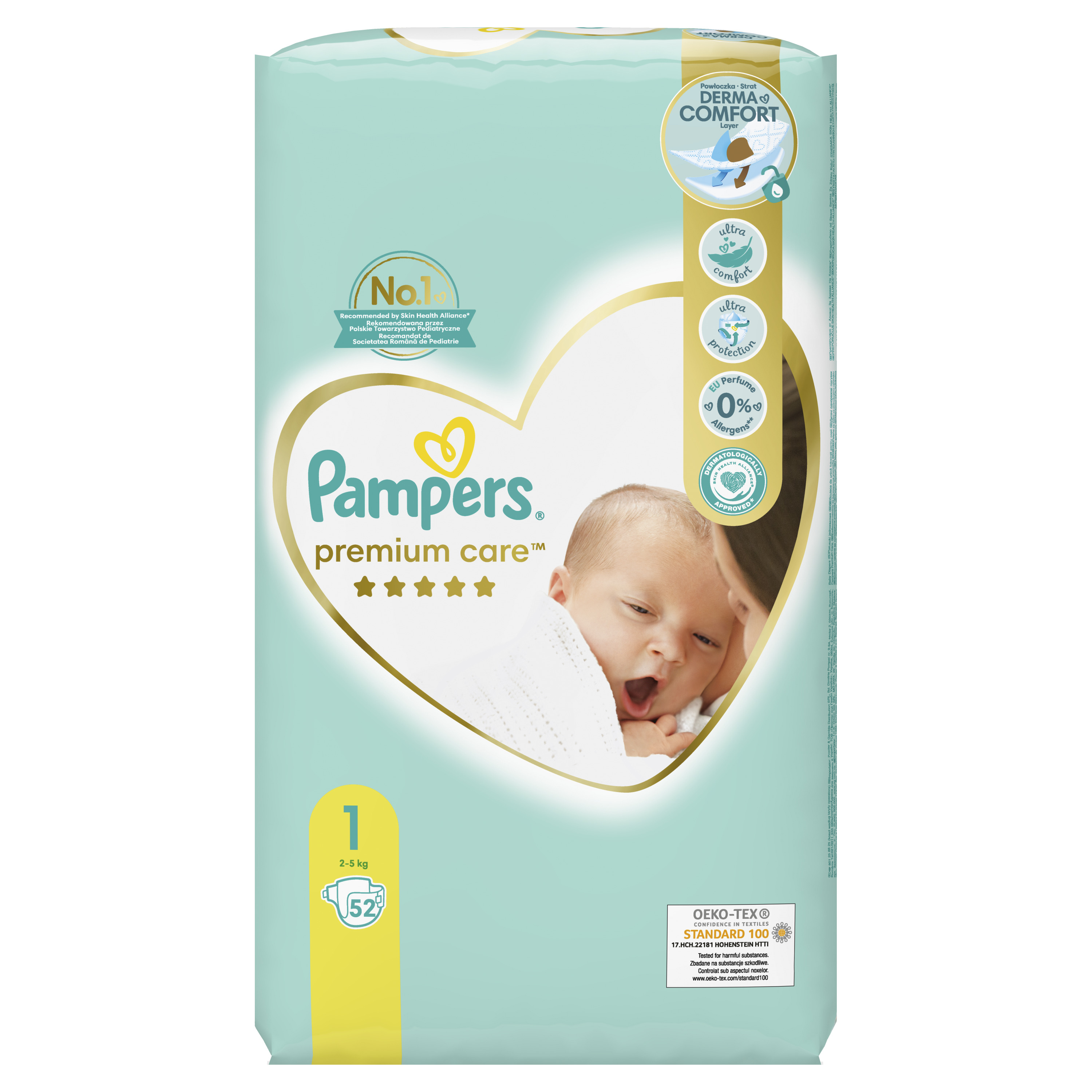 PAMPERS PELENE PREMIUM 1 52 kom.