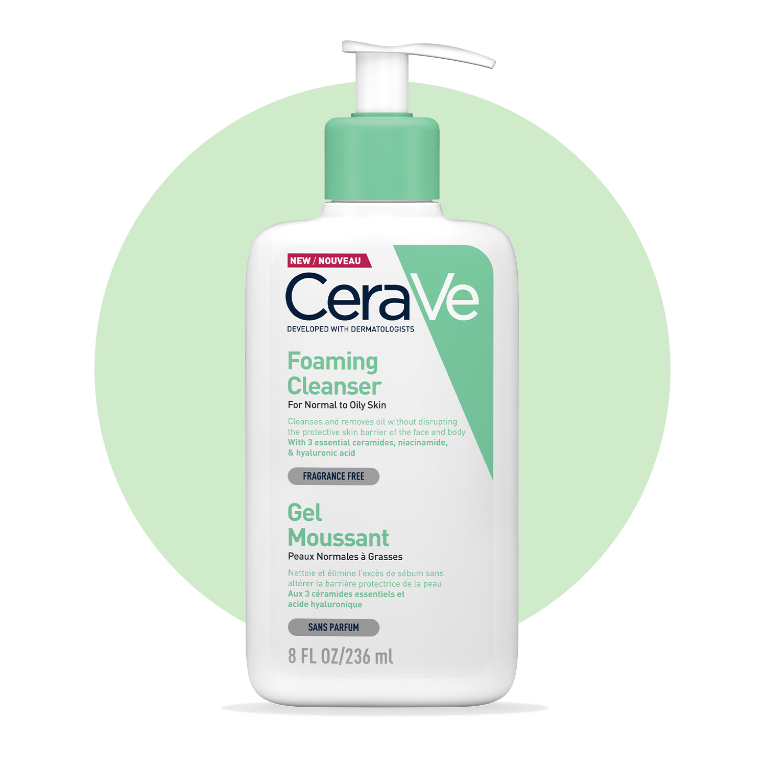 CERAVE PENA ZA ČIŠĆENJE ZA NORMALNU I MASNU KOŽU 236ML 