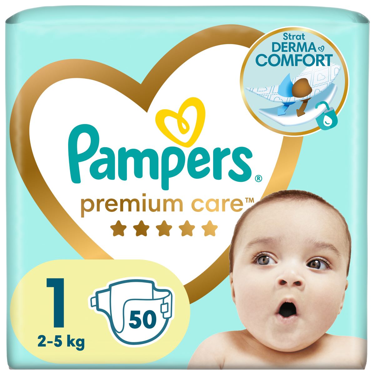 PAMPERS PELENE PREMIUM 1 50 kom. 