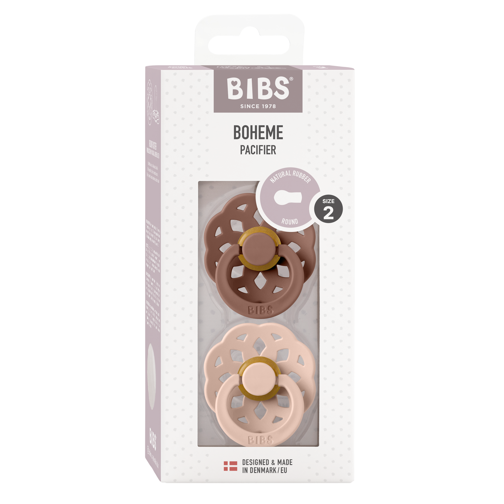 BIBS VARALICA BOHEME WOODCHUCK I BLUSH 6-18M