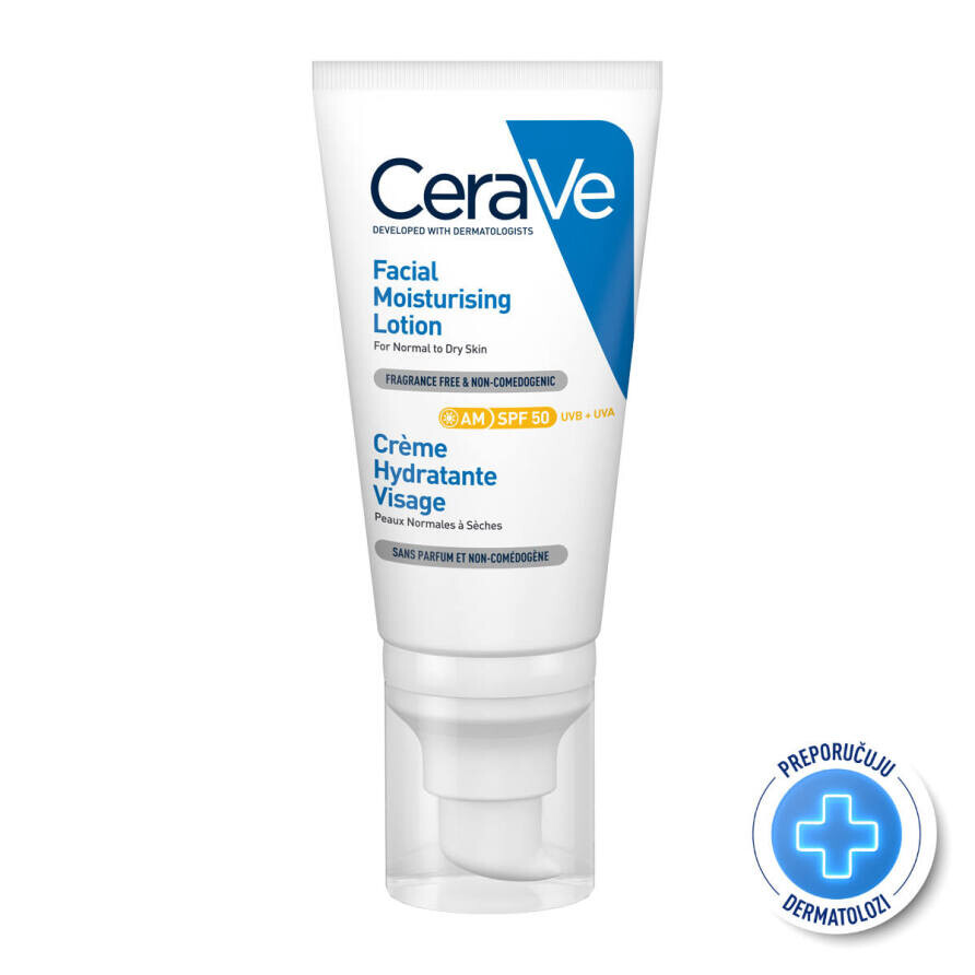 CERAVE AM HIDRATANTNI LOSION ZA LICE SPF50 52ml 
