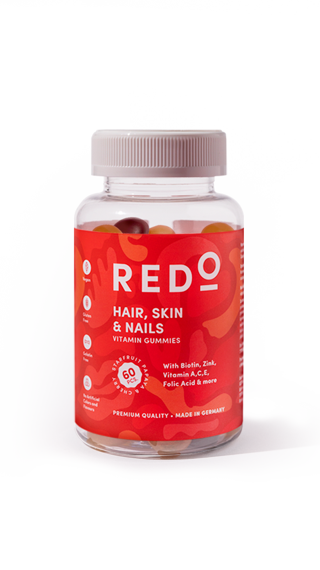 REDO HAIR SKIN&NAILS VITAMIN GUMMIES A60 