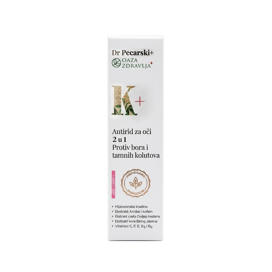 DR PECARSKI+ OAZA ZDRAVLJA ANTIRID ZA OČI 2U1 30ML 