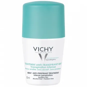 VICHY DÉODORANT ROLL-ON ZA REGULACIJU ZNOJENJA 48H 50 ML 