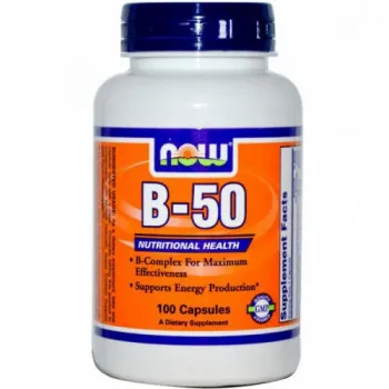 NOW VITAMIN B-50 100 tableta 