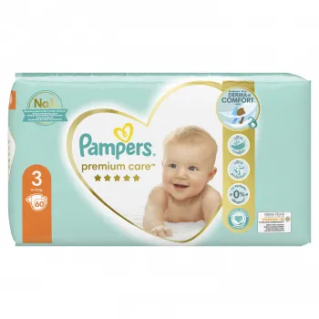 PAMPERS PELENE PREMIUM 3 60 kom. 