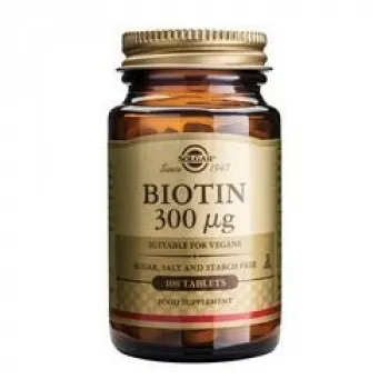 SOLGAR BIOTIN 100 tableta 