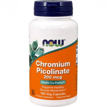 NOW CHROMIUM PICOLINATE kapsule 100x200mcg 