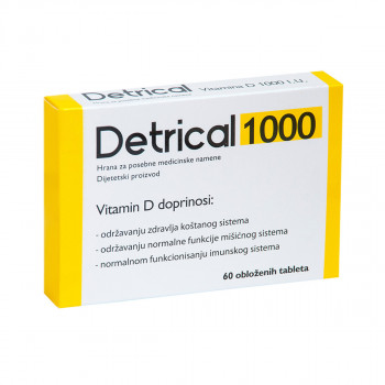 DETRICAL 1000 60 tableta 