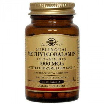 SOLGAR METHYLCOBALAMIN B12  30 tableta 