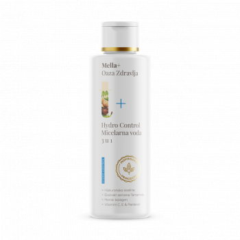 MELLA+ HYDRO CONTROL MICELARNA VODA 3u1 200ml 
