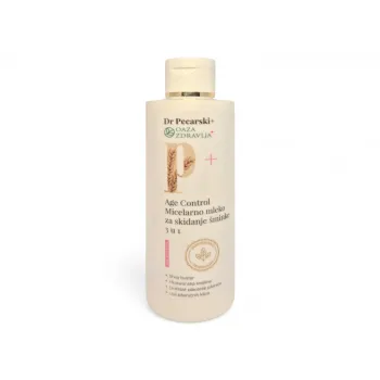 DR PECARSKI+ OAZA ZDRAVLJA AGE CONTROL MICELARNO MLEKO ZA SKIDANJE ŠMINKE 3u1 200ml 