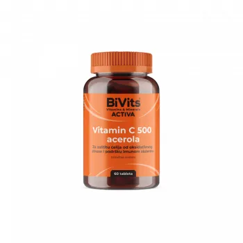 BIVITS ACTIVA VITAMIN C 500 ACEROLA 60 tableta 