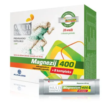 MAGNEZIJUM 400 + B KOMPLEKS granule MULTI ESSENCE 