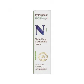DR PECARSKI+ OAZA ZDRAVLJA MAT&CALM NIACINAMIDE SERUM 30ML 