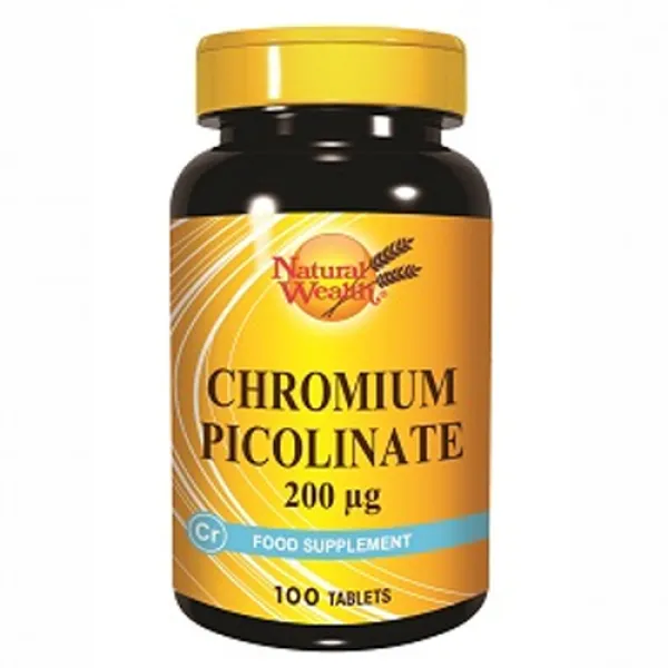 NATURAL WEALTH HROM PIKOLINAT 100 tableta 