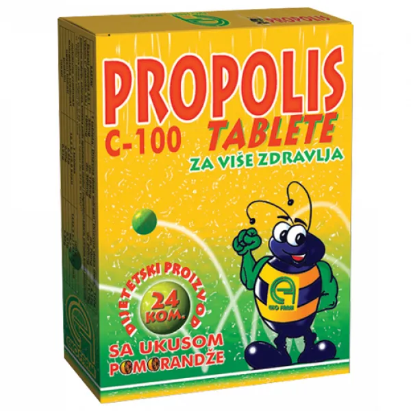 PROPOLIS C -100 BEZ ŠEĆERA 24 patile 