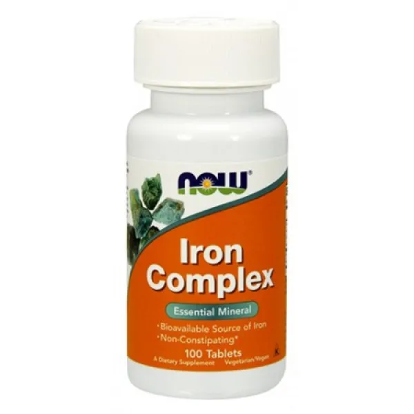 NOW IRON COMPLEX 100 tableta 