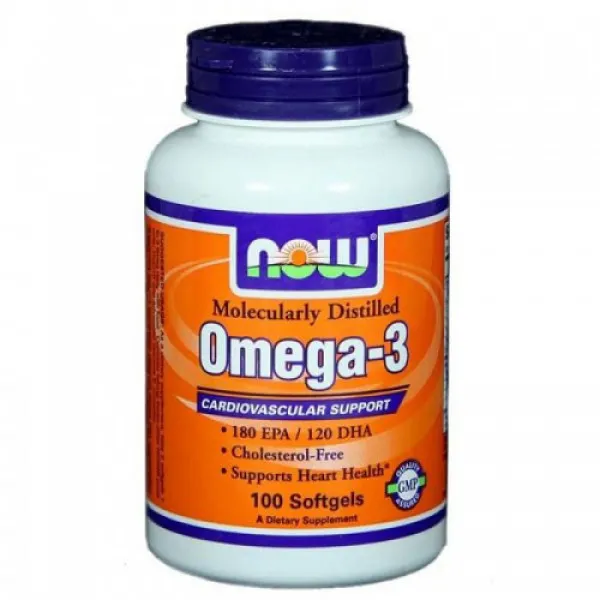 NOW OMEGA 3 kapsule 100x1g 