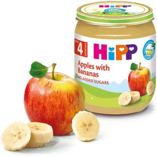 HIPP KAŠICA JABUKA + BANANA 125g 