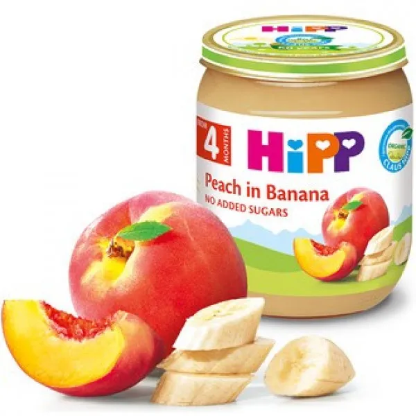 HIPP KAŠICA BRESKVA + BANANA 125g 