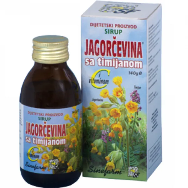 SIRUP JAGORČEVINA + VITAMIN C 140g 