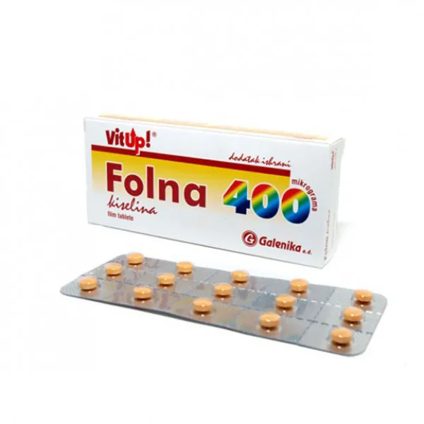 FOLNA KISELINA 30X400mcg 