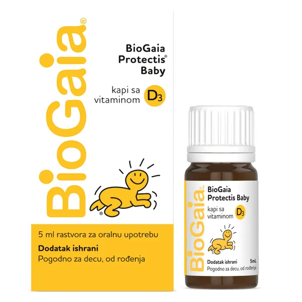 BIOGAIA KAPI SA VITAMINOM D3 5ml 