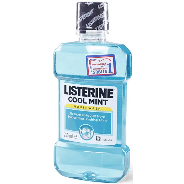 LISTERINE RASTVOR COOLMINT 250ml 