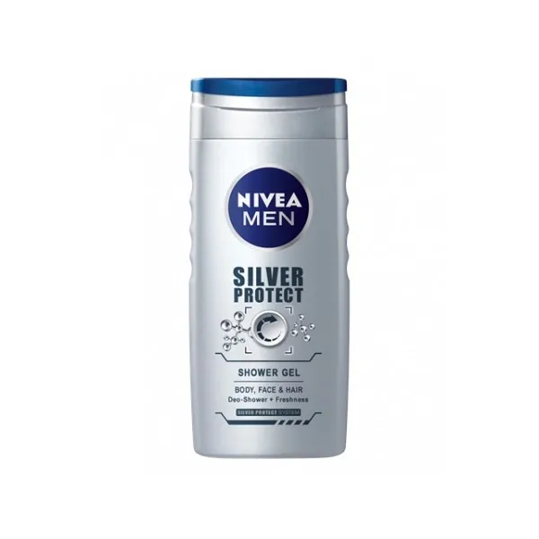 NIVEA MEN GEL ZA TUŠIRANJE SILVER PROTECT 250ml 