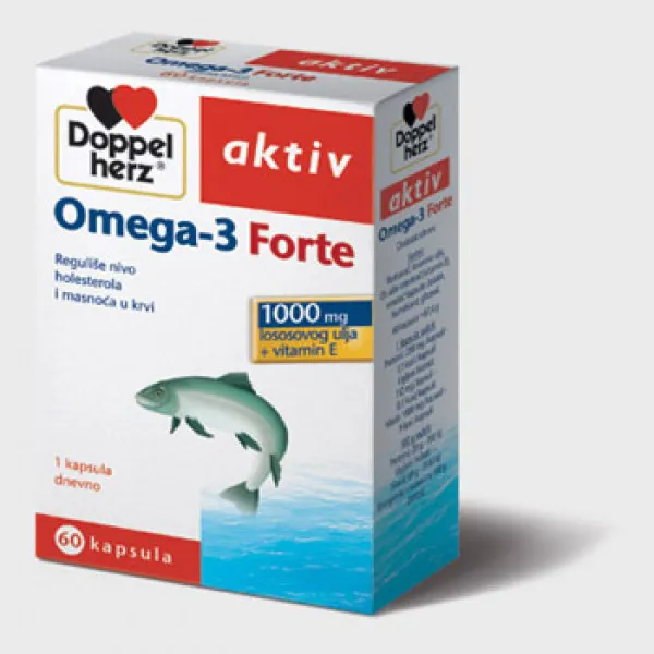 DOPPELHERZ OMEGA-3 FORTE 60 kapsula 