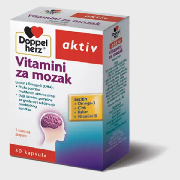 DOPPELHERZ VITAMINI ZA MOZAK 30 kapsula 