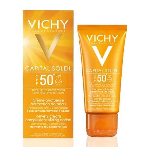 VICHY CAPITAL SOLEIL KREMA DRY TOUCH FINISH ZA LICE F50 50ml 