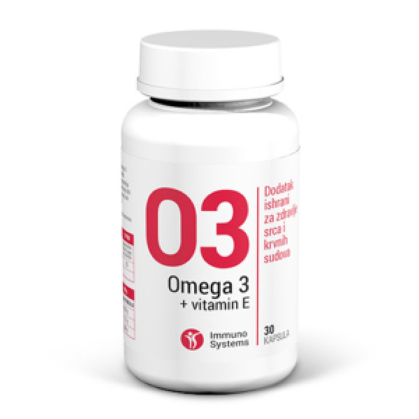 OMEGA 3+VITAMIN E 30 kapsula Oaza zdravlja Akcija & Cena
