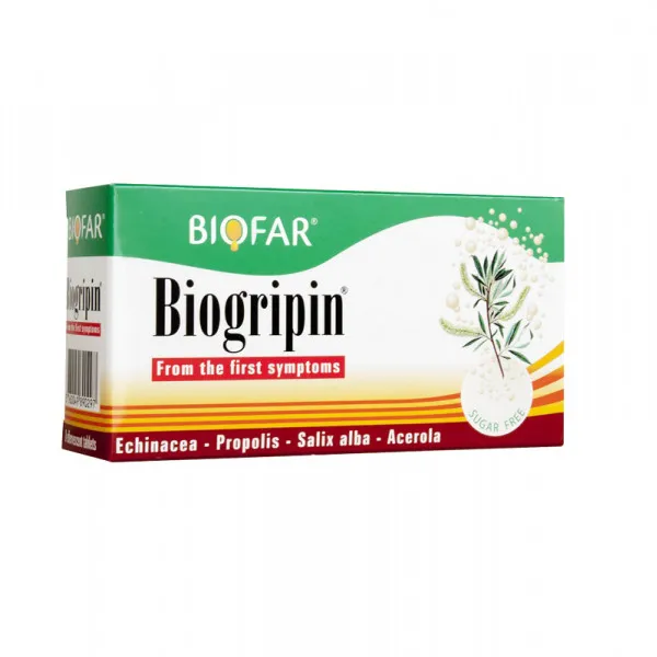 BIOFAR-BIOGRIPIN 8 šumećih tableta 