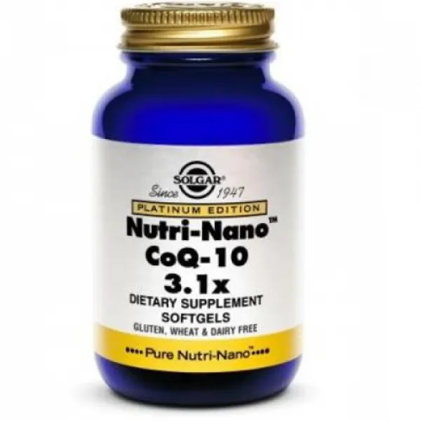 SOLGAR NUTRINANO CoQ10 50X30 mg 