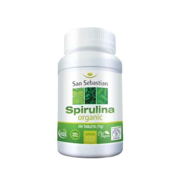 SPIRULINA ORGANIC 300 tableta 