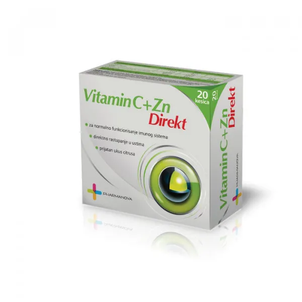 VITAMIN C DIREKT + Zn granule 