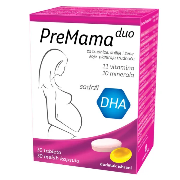 PREMAMA DUO 30 kapsula  + 30 tableta 